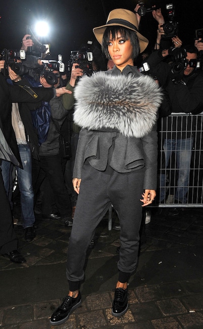 Rihanna, Lanvin, Paris Fashion Week